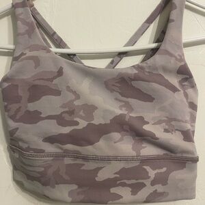 Lululemon camo padded sports bra for size 6